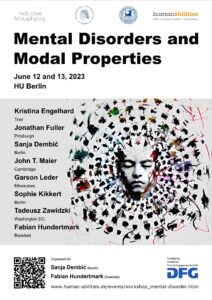Mental Disorders and Modal Properties